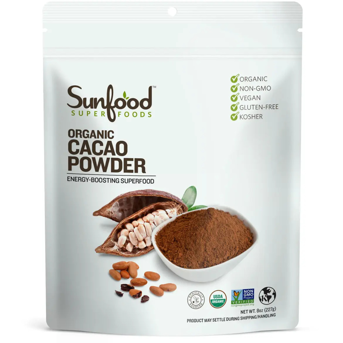 Sunfood Superfoods Organic Cacao Powder